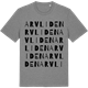 Mid Heather Gray t-shirt med Arvliden ordlek t-shirt