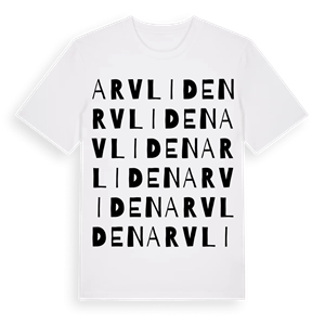 Arvliden ordlek t-shirt – ekologisk bomull t-shirt från Pinshirt