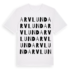 Arvlund ordlek t-shirt – ekologisk bomull t-shirt från Pinshirt