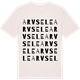 Vintage White t-shirt med Arvsele ordlek t-shirt