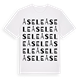 White t-shirt med Åsele ordlek t-shirt