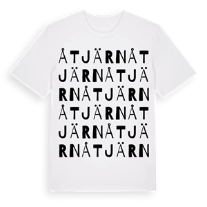 Åtjärn ordlek t-shirt – ekologisk bomull t-shirt från Pinshirt
