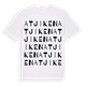 Atjiken ordlek t-shirt