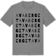 Mid Heather Gray t-shirt med Avaberget ordlek t-shirt