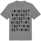 Mid Heather Gray t-shirt med Avanäset ordlek t-shirt