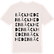 Vintage White t-shirt med Bäckheden ordlek t-shirt