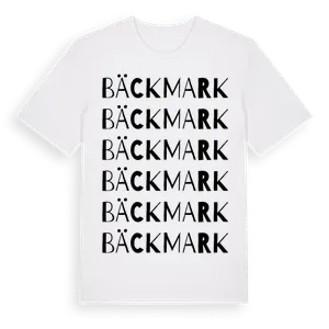 Bäckmark ordlek t-shirt – ekologisk bomull t-shirt från Pinshirt