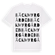 Bäckmyrgården ordlek t-shirt