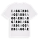 Baggård ordlek t-shirt