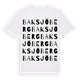 Baksjöberg ordlek t-shirt