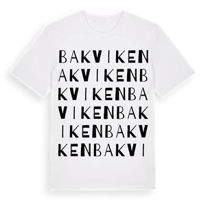 Bakviken ordlek t-shirt – ekologisk bomull t-shirt från Pinshirt
