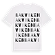 Bakviken ordlek t-shirt
