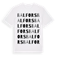 Balfors ordlek t-shirt