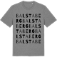 Mid Heather Gray t-shirt med Balstaberg ordlek t-shirt