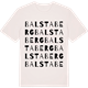 Vintage White t-shirt med Balstaberg ordlek t-shirt