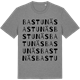 Mid Heather Gray t-shirt med Bastunäs ordlek t-shirt