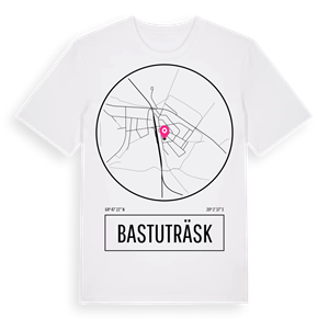 Bastuträsk t-shirt – ekologisk bomull t-shirt från Pinshirt