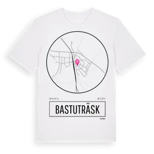 Bastuträsk t-shirt – ekologisk bomull t-shirt från Pinshirt