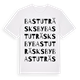Bastuträsks by ordlek t-shirt