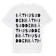 Båthusudden ordlek t-shirt