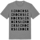 Mid Heather Gray t-shirt med Benders ordlek t-shirt