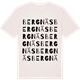 Vintage White t-shirt med Bergnäs ordlek t-shirt