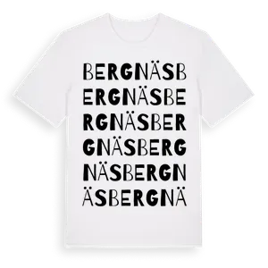 Bergnäs ordlek t-shirt – ekologisk bomull t-shirt från Pinshirt