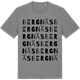 Mid Heather Gray t-shirt med Bergnäs ordlek t-shirt