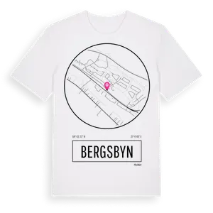 Bergsbyn t-shirt – ekologisk bomull t-shirt från Pinshirt