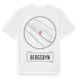 White t-shirt med Bergsbyn t-shirt