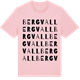Pink Cotton t-shirt med Bergvall ordlek t-shirt