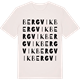 Vintage White t-shirt med Bergvik ordlek t-shirt