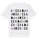Biellojaure ordlek t-shirt
