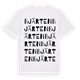 Bjärten ordlek t-shirt