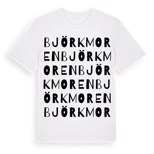Björkmoren ordlek t-shirt – ekologisk bomull t-shirt från Pinshirt