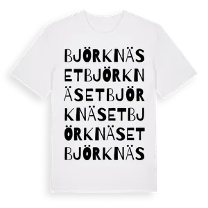 Björknäset ordlek t-shirt – ekologisk bomull t-shirt från Pinshirt