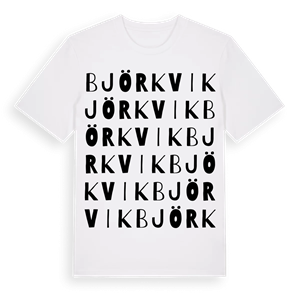 Björkvik ordlek t-shirt – ekologisk bomull t-shirt från Pinshirt