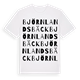Björnlandsbäck ordlek t-shirt