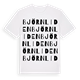 Björnliden ordlek t-shirt