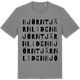 Mid Heather Gray t-shirt med Björntjärnliden ordlek t-shirt