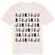 Vintage White t-shirt med Bjurå ordlek t-shirt