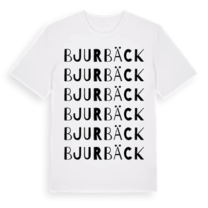 Bjurbäck ordlek t-shirt – ekologisk bomull t-shirt från Pinshirt