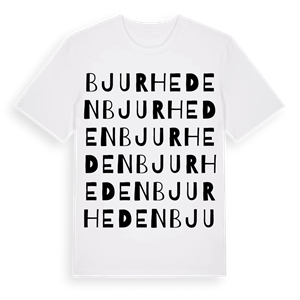 Bjurheden ordlek t-shirt – ekologisk bomull t-shirt från Pinshirt