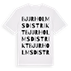 Bjurholms distrikt ordlek t-shirt