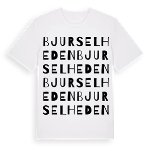 Bjurselheden ordlek t-shirt – ekologisk bomull t-shirt från Pinshirt