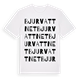 Bjurvattnet ordlek t-shirt