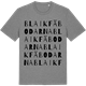 Mid Heather Gray t-shirt med Blaikfäbodarna ordlek t-shirt