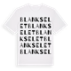 Blankselet ordlek t-shirt