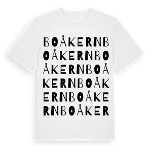 Boåkern ordlek t-shirt – ekologisk bomull t-shirt från Pinshirt