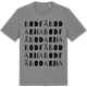 Mid Heather Gray t-shirt med Bodfäbodarna ordlek t-shirt